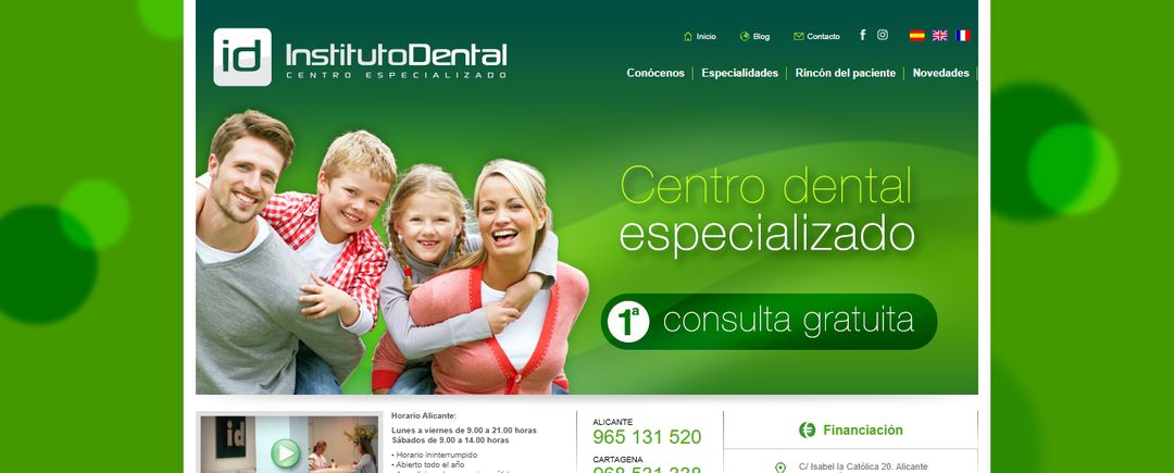 Site de Instituto Dental