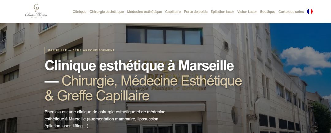 Site de Clinique Phenicia